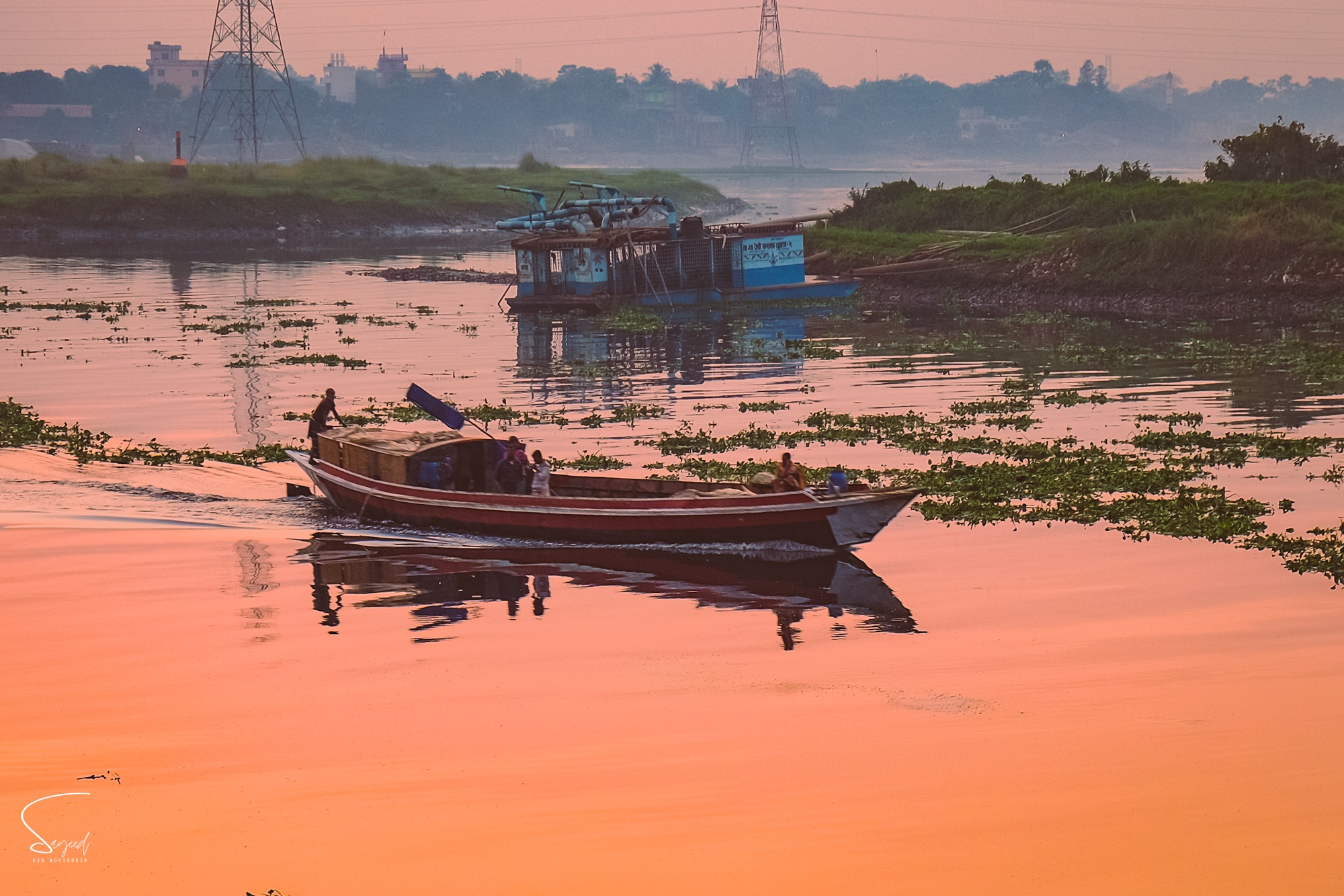 A wide landscape of the hills, Bangladesh
