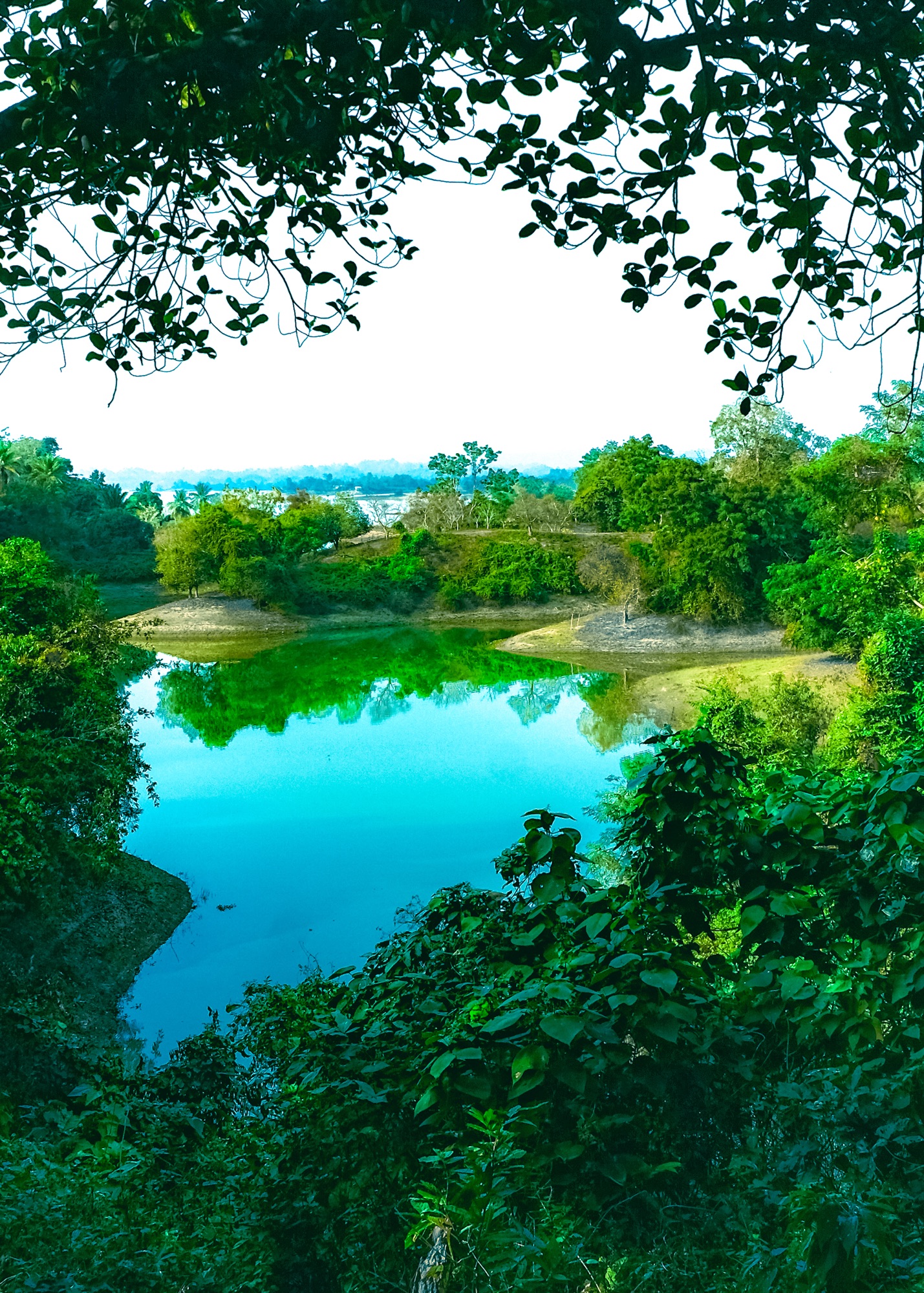 Still water of the lake, Rangamati
