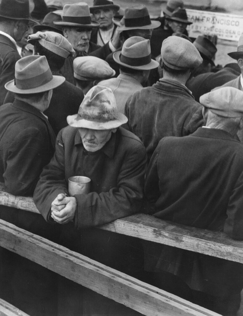 Dorothea Lange, White Angel Breadline, San Francisco, 1933