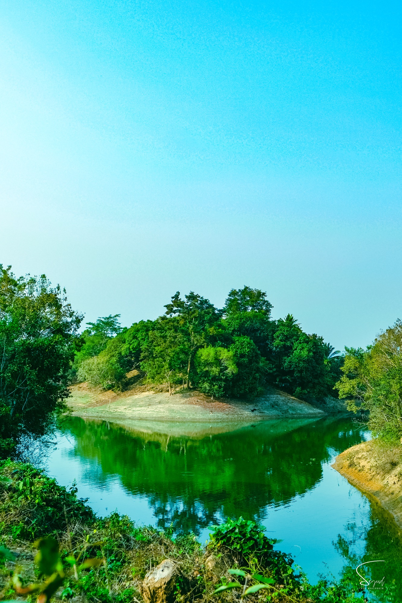 Still water of the lake, Rangamati