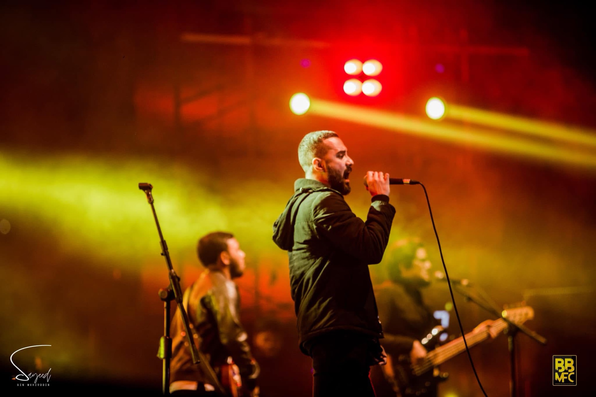 Concert performer captured from the pit at a live show in Dhaka — Sayeed BM