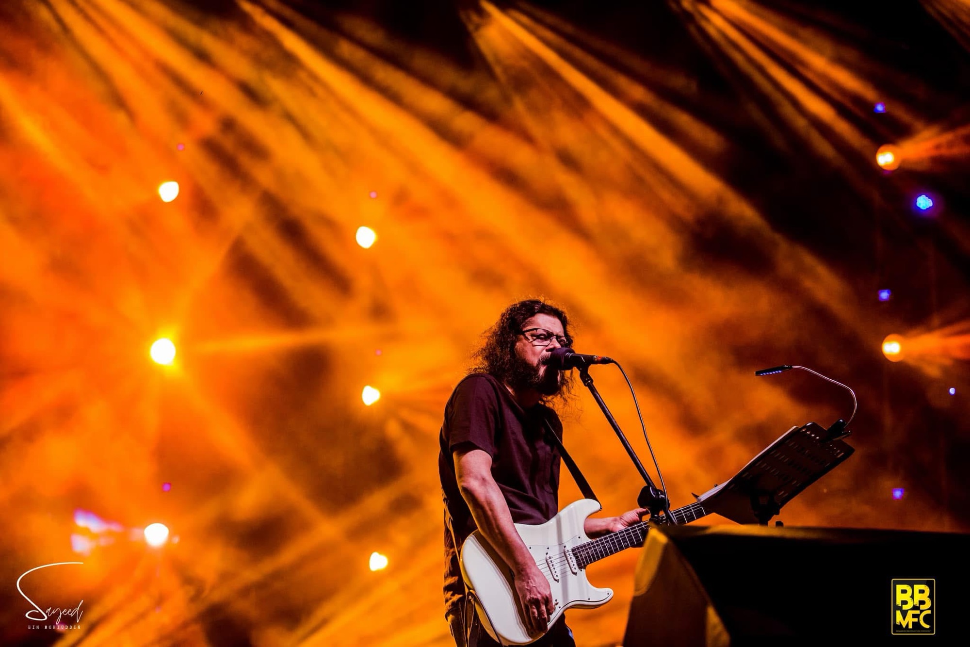 Performer at a Bangla rock concert in Dhaka — Sayeed BM