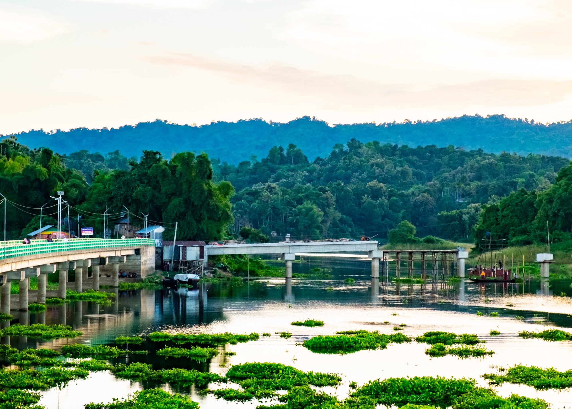 A wide green landscape, Chittagong Hill Tracts