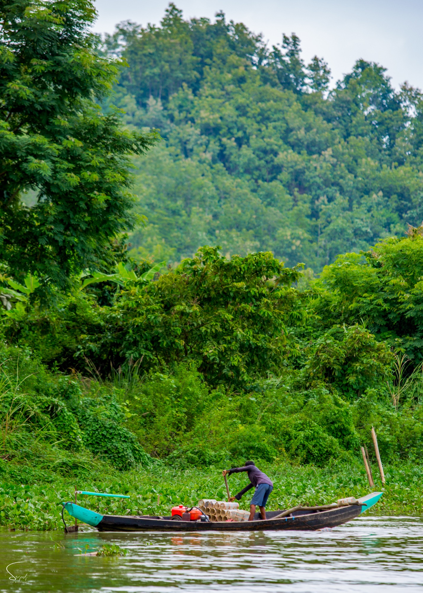 Daily life of the fishermen, Rangamati