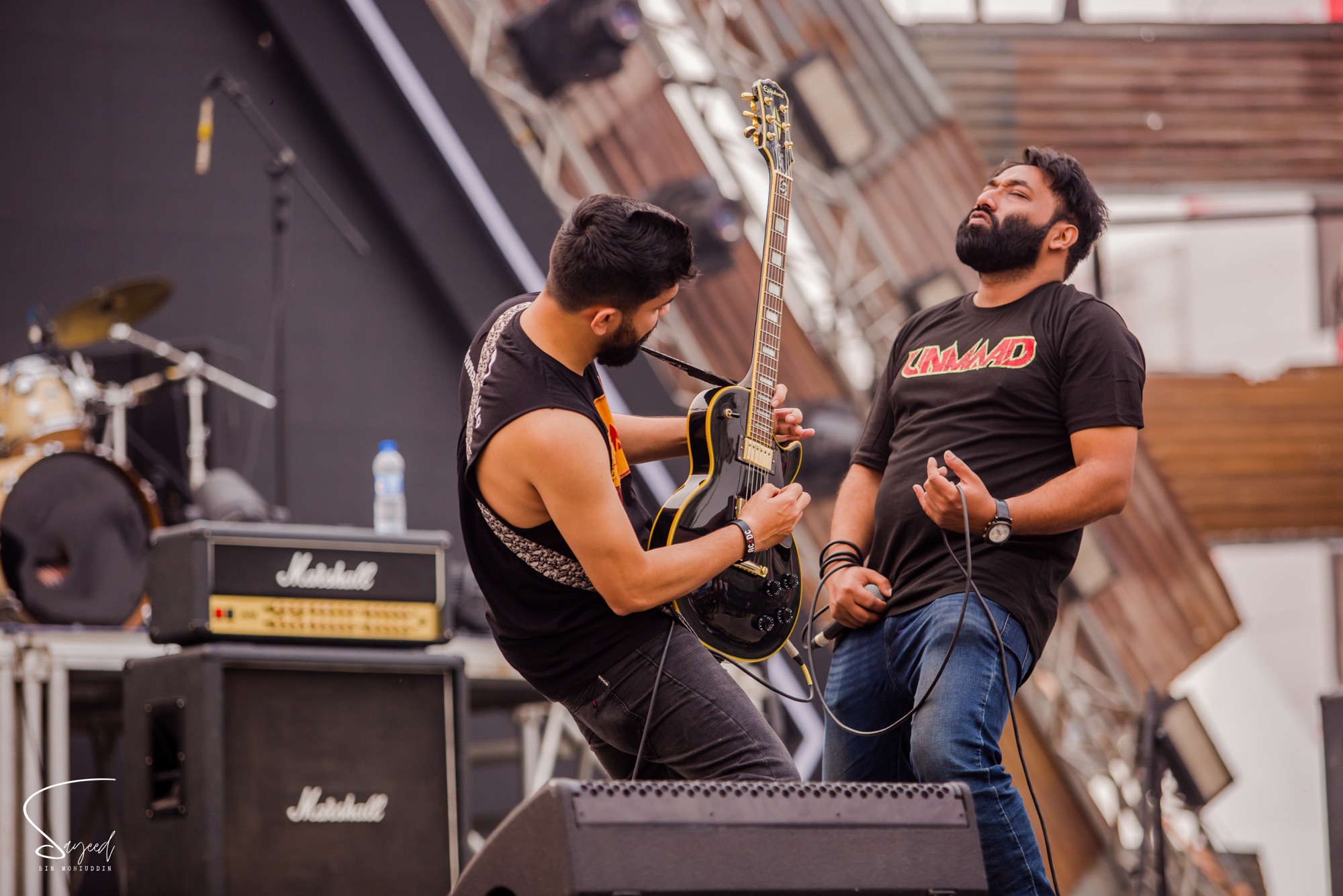 Stage performance captured at a Bangla rock show in Dhaka — Sayeed BM