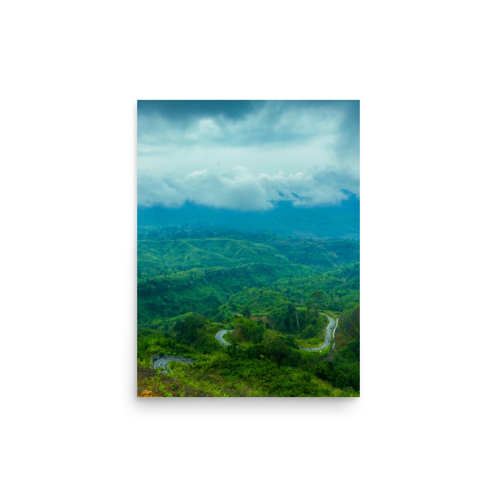 Misty Mountain Road — Bandarban Fine Art Print
