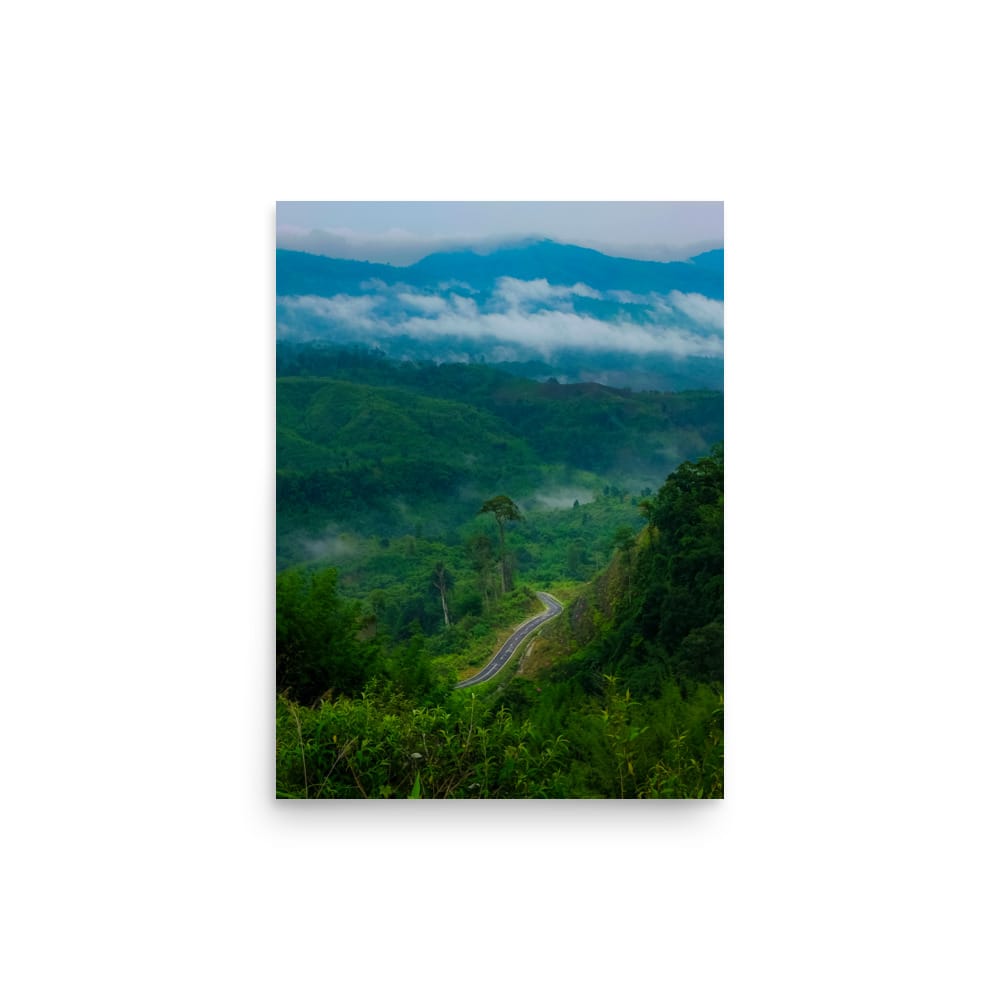 Hill Roads — Bandarban Fine Art Print