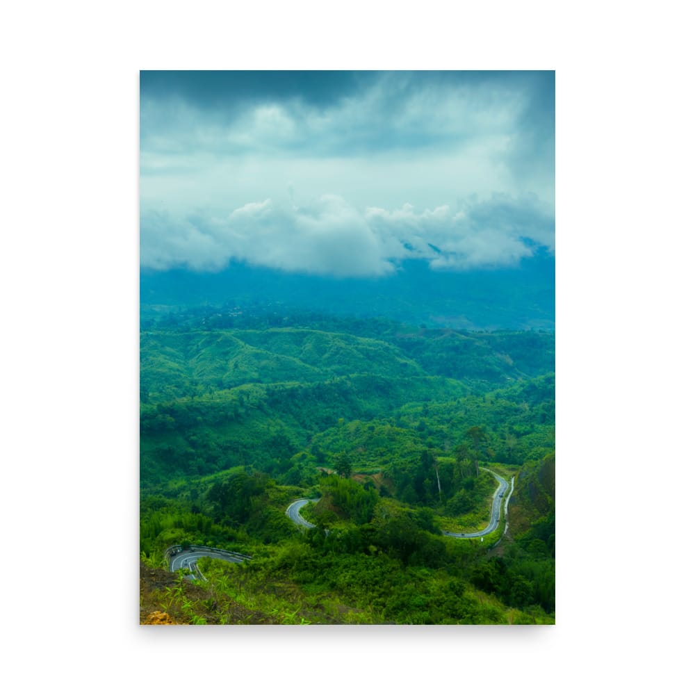 Misty Mountain Road — Bandarban Fine Art Print - Image 2