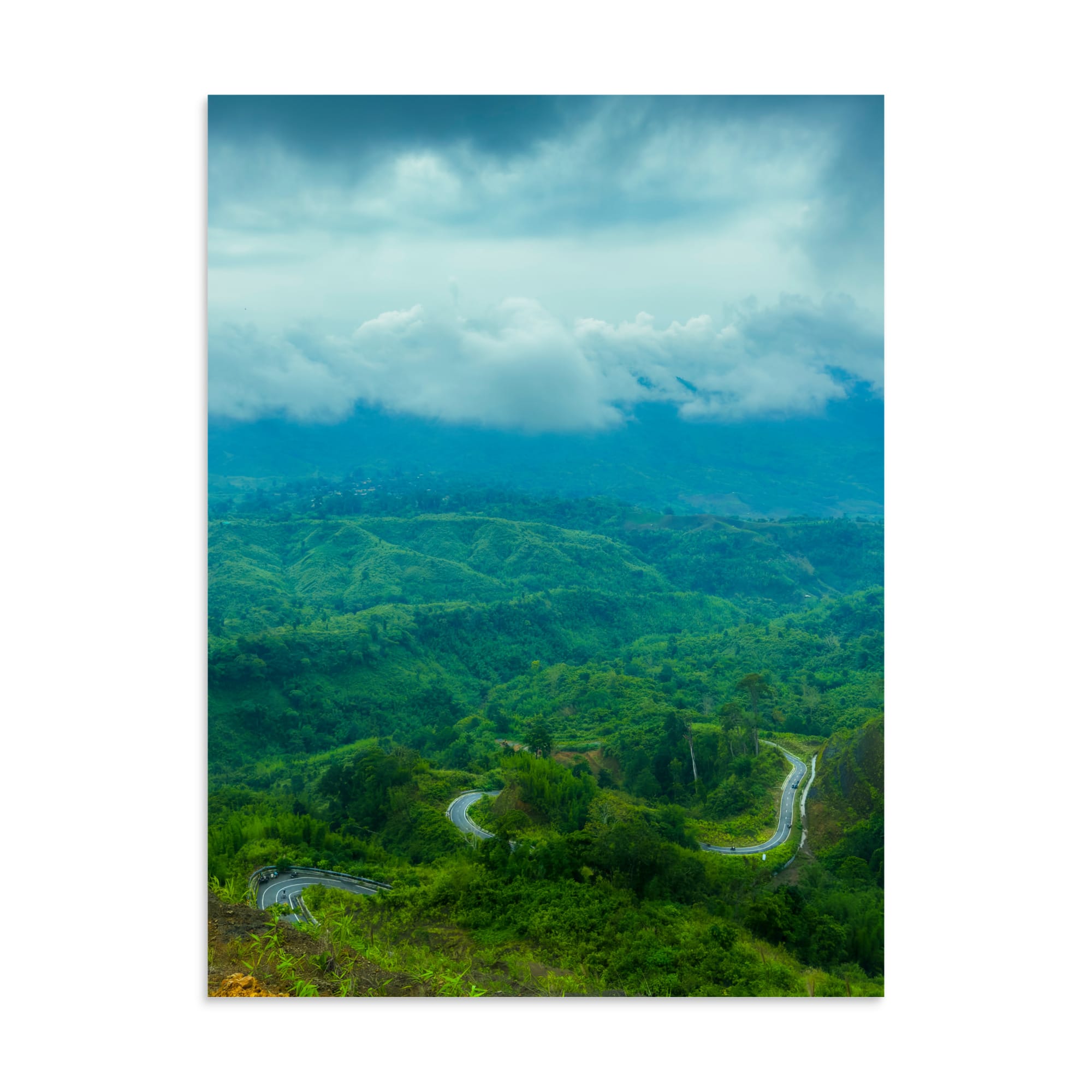 Misty Mountain Road — Bandarban Fine Art Print - Image 3